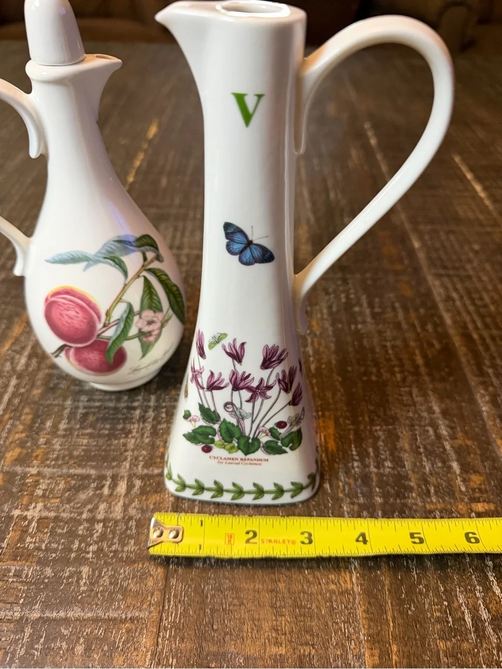 Vintage Portmeirion Cruet Set of 2 – Botanic Garden Viola Hybrida & Pomona
